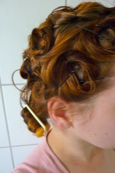 Pin curls