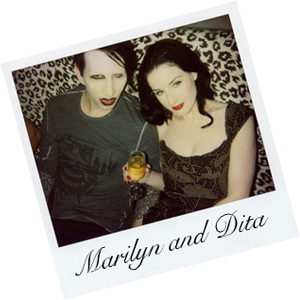 Dita Von Teese and Marilyn Manson