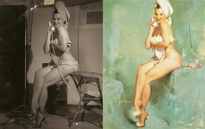 history of pin up