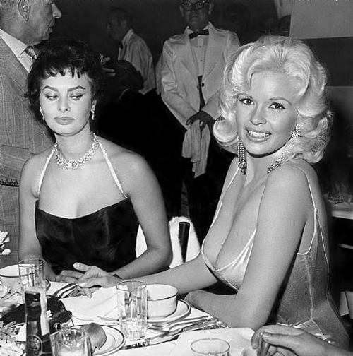 jayne mansfield and sophia loren