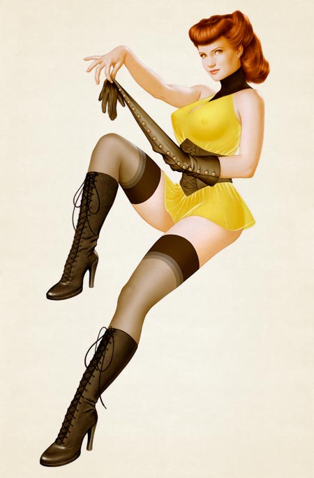 Pin up paintings