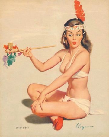  Painting on Indulge Yourself In These Beautiful Pin Up Paintings