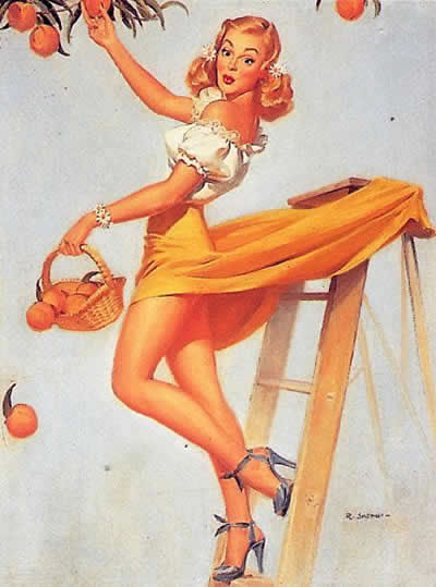Vintage Pin Up girls The end of their era began when Marilyn Monroe was 