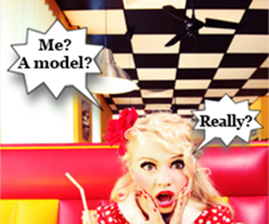 Be a pin up model Be a pin up model