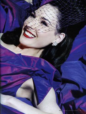 dita von teese wedding