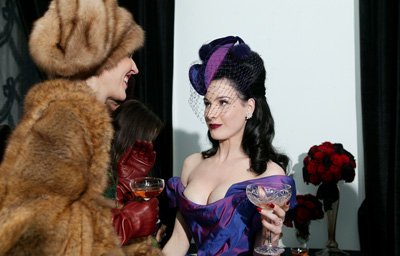 dita von teese wedding