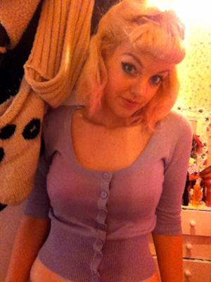 My favourite purple cardigan